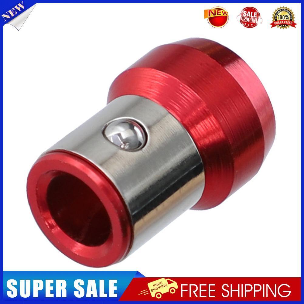 Screwdriver Magnetic Ring Powerful Magnet Anti-Slip Screw Bit Holder (Red)