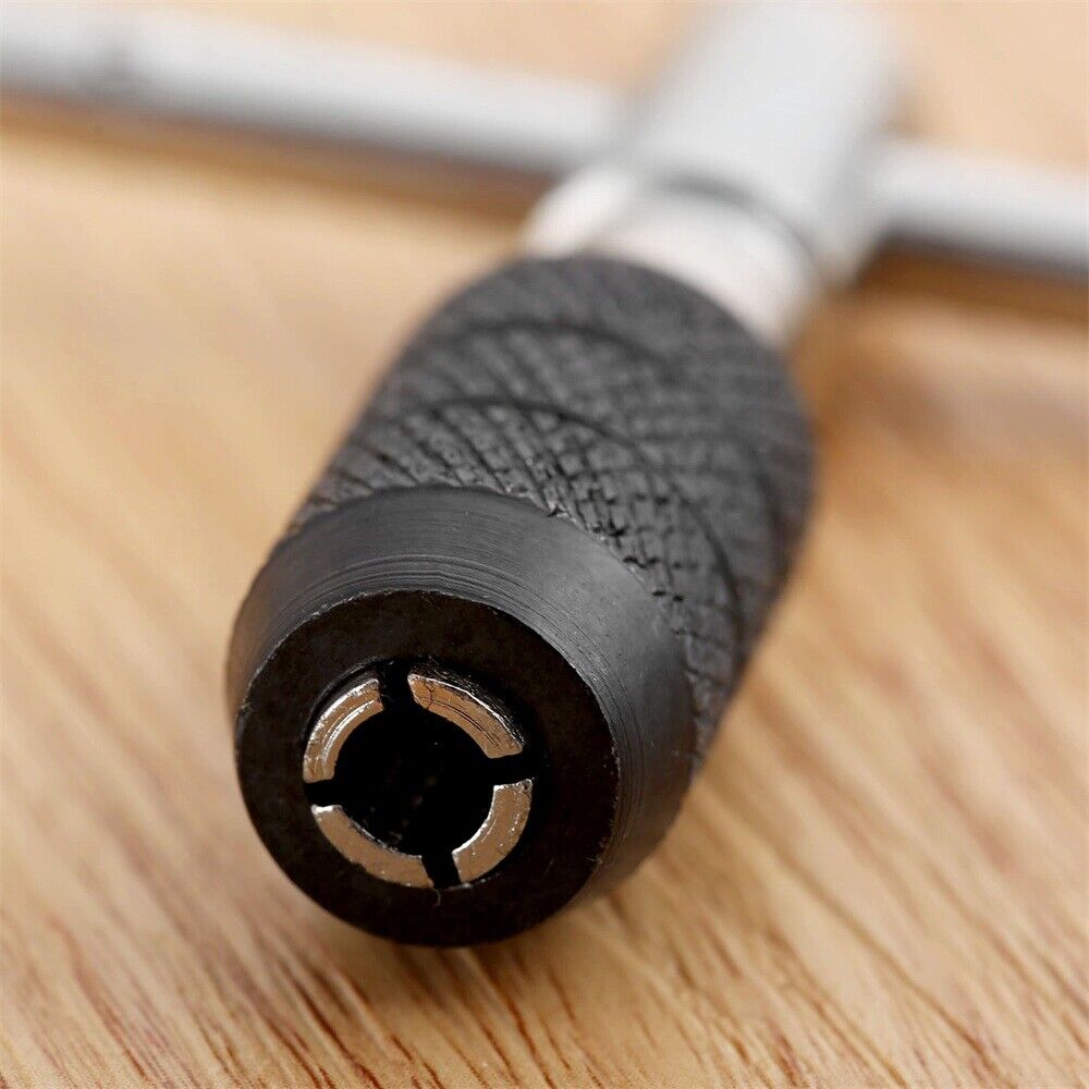 Portable Metric M3-M6 Thread Screw Tap Drill Bit Wrench Carpentry T-Handle Tool