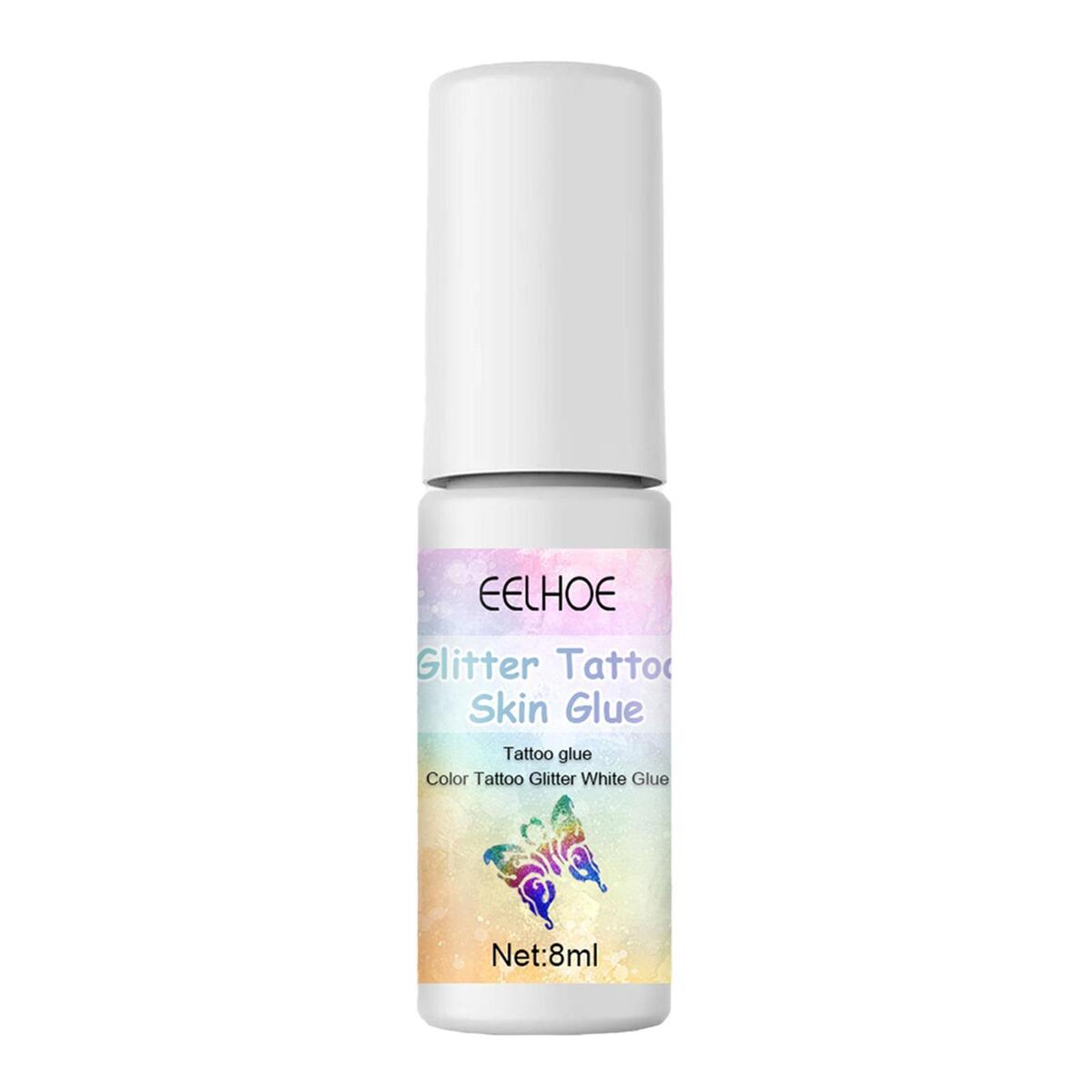 Glitter Tattoo Skin Glue Flash Powder Tattoo Glue Gel for Themed Parties