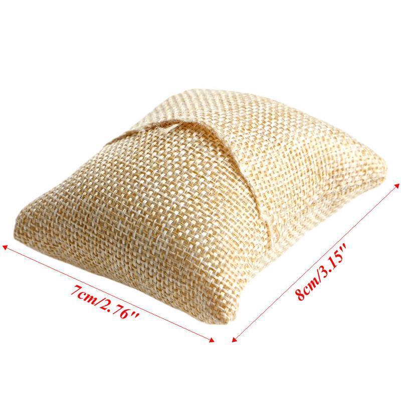 Small Pillow Cushion Bracelet Bangle Wrist Watch Jewelry Display Holder Showcase