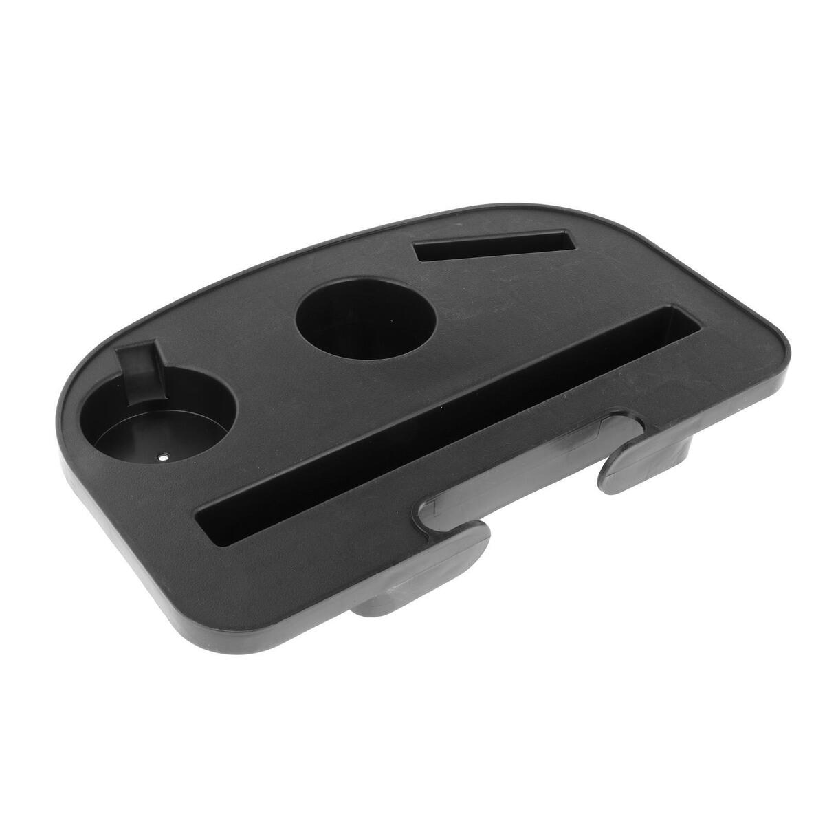 Folding Lounge Chair Tray Cup Holder with Mobile Device Slot for Water Cups