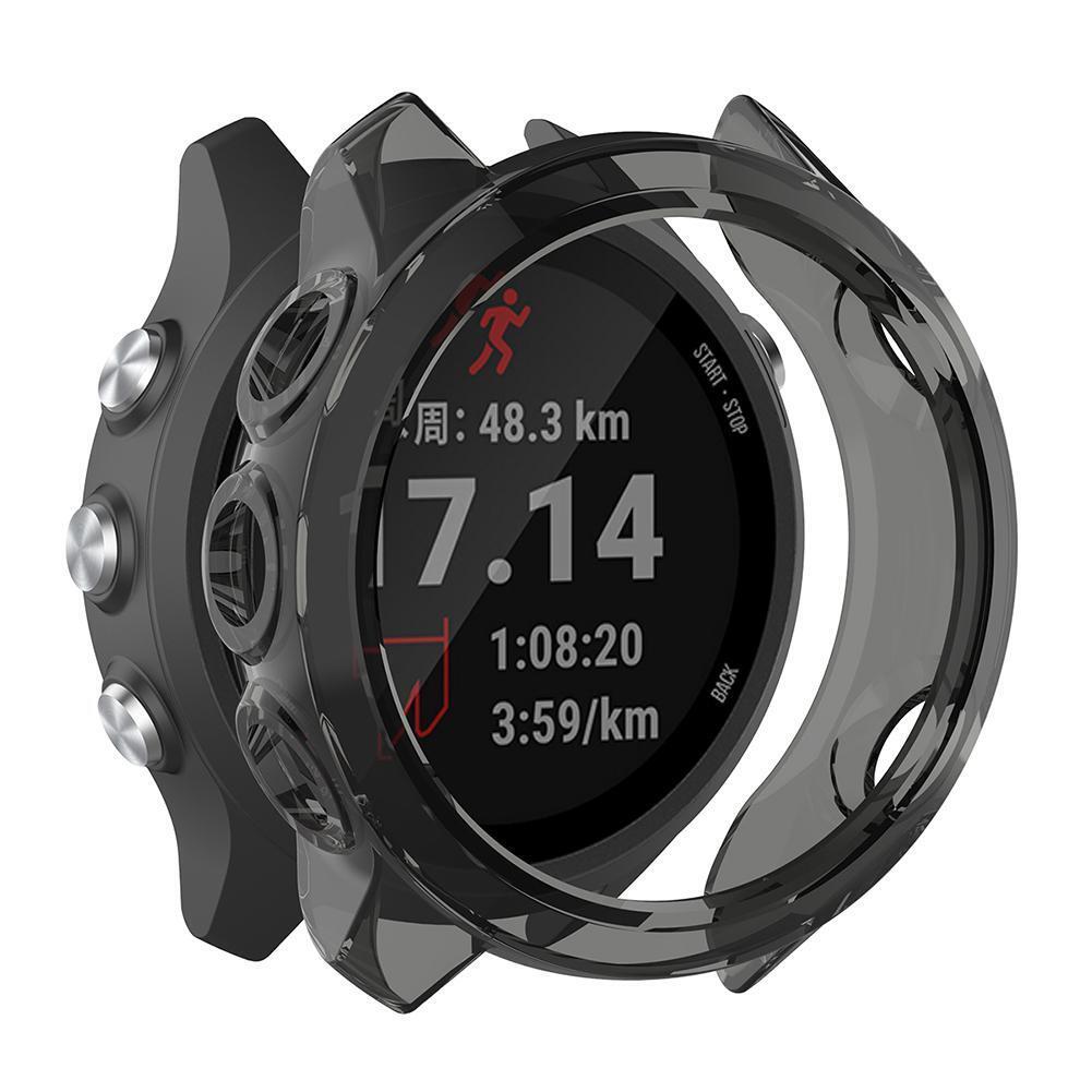 TPU Case Cover for Garmin Forerunner245M/245 Smart Bracelet (Clear Black)