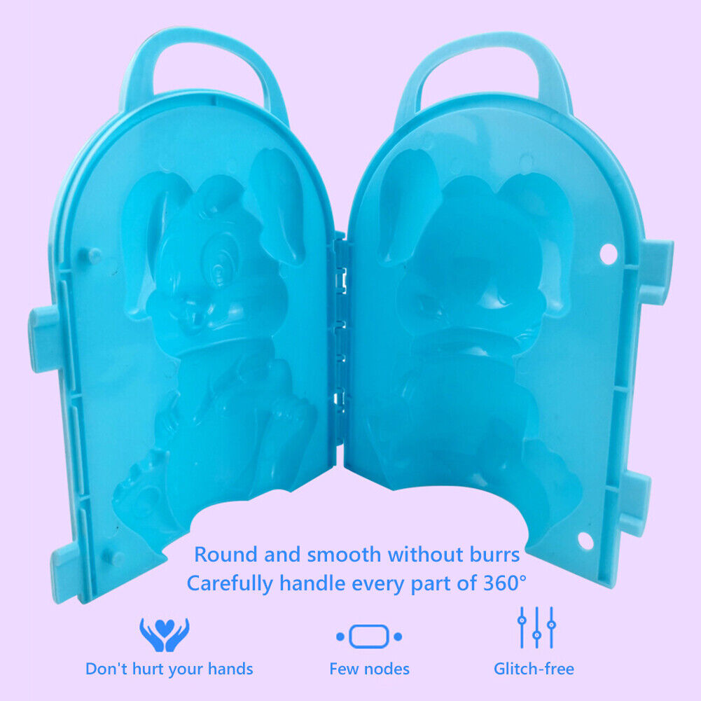 Rabbit Shape Snowball Maker ABS Clip Kids Outdoor Winter Snow Sand Mold