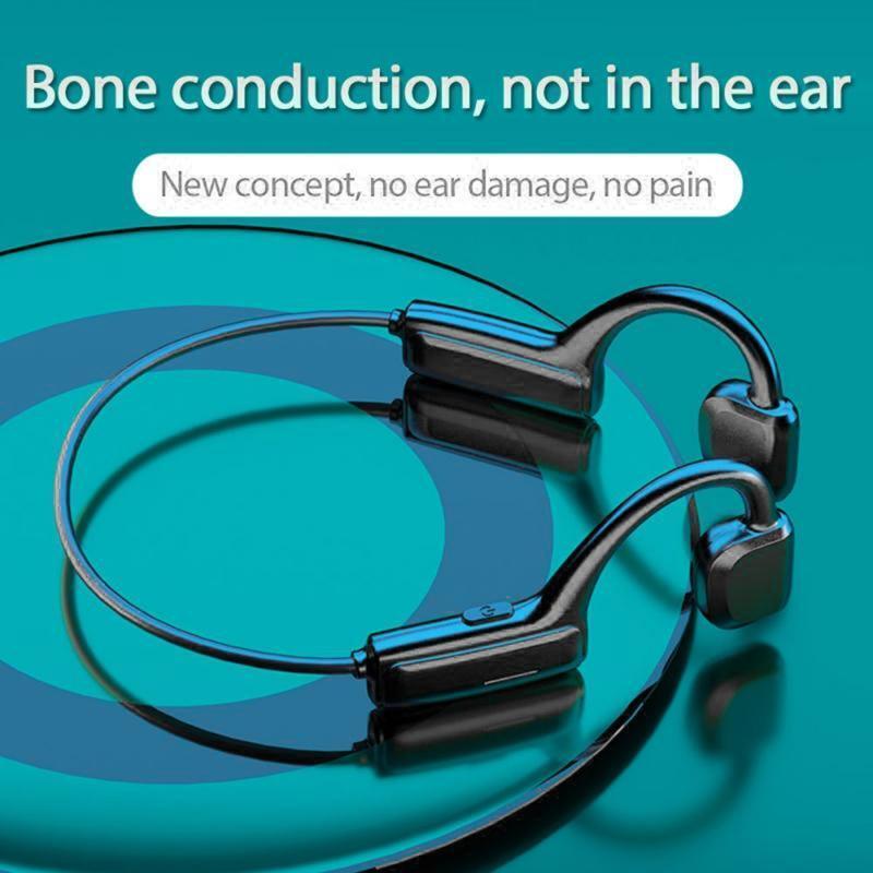 Open-Ear Bluetooth-compatible Bone Conduction Sport Headphones ABS Frame