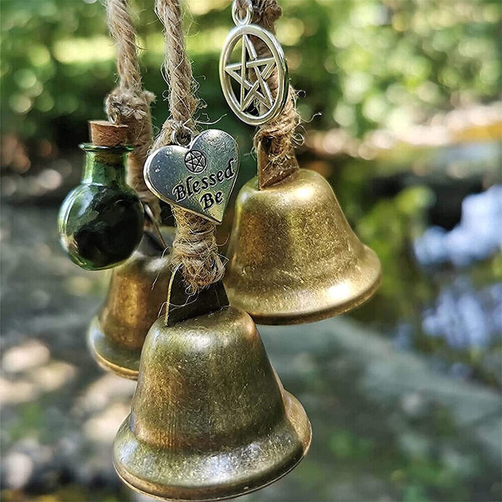 6pcs Blessing Bell Evil Spirit Witch Wind Chime Charm Witchcraft Home Decor