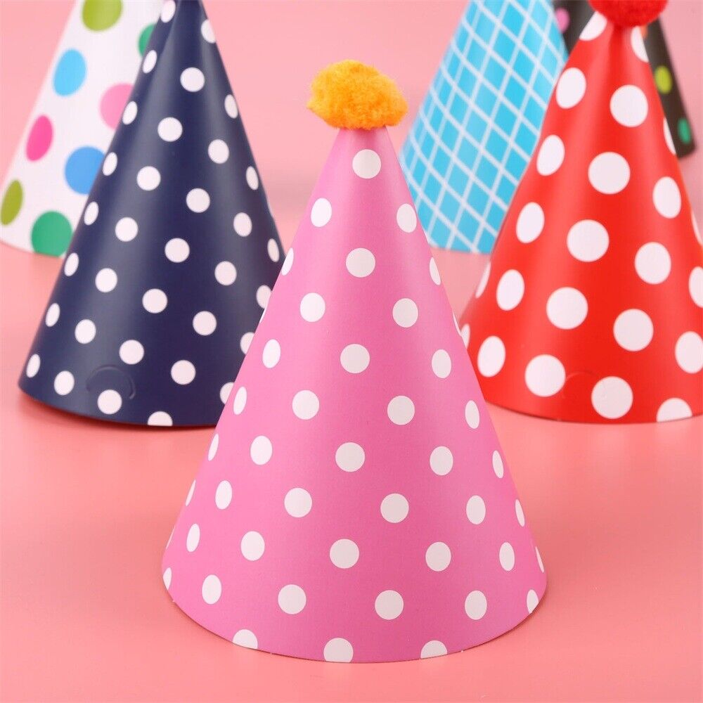Papercard Kids Celebration Hats Birthday Festive Carnival Party Decoration 11pcs