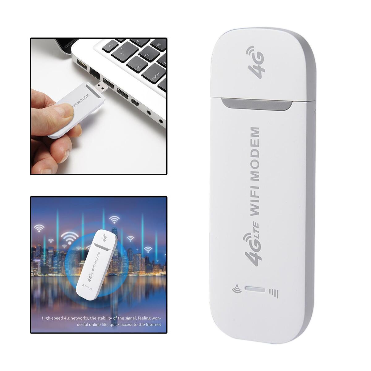 4G WiFi Router Adapter Wireless with Sim Card Slot Stick unlock for Laptop