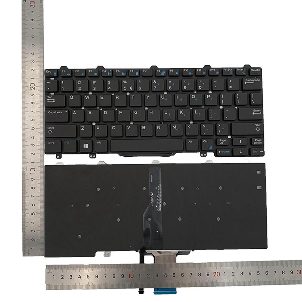Laptop Keyboard with Backlight Black English for Latitude E5450 E7250 E7450