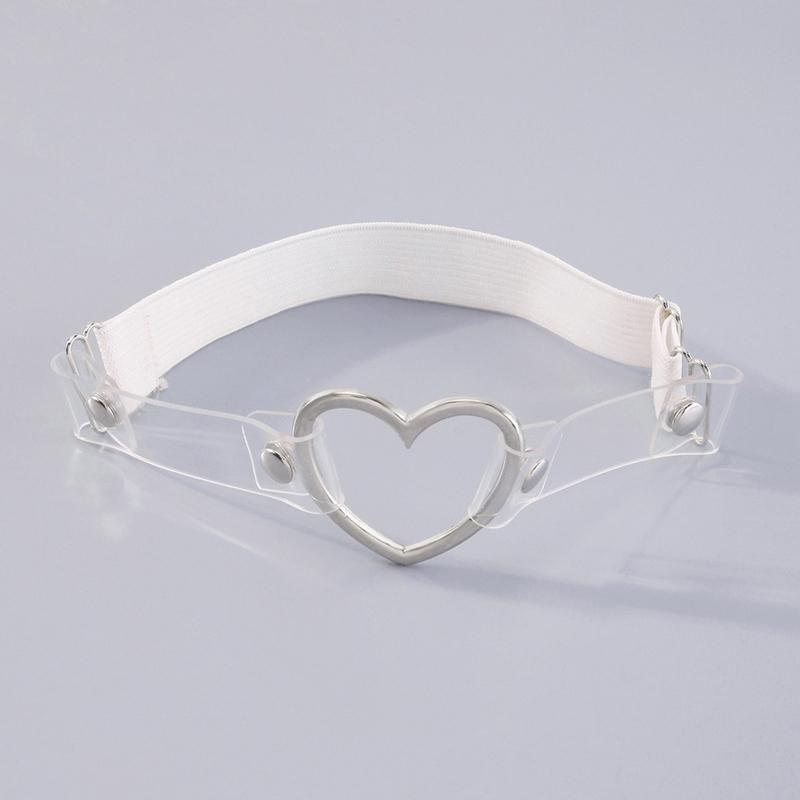 Fashion PU Leather with Heart Decor Leg Chain Women Thigh Chain Gothic Jewelry