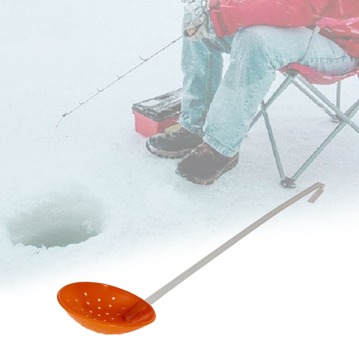 2PCS  Fishing Scoops Long Handle Accessories Aluminum Durable