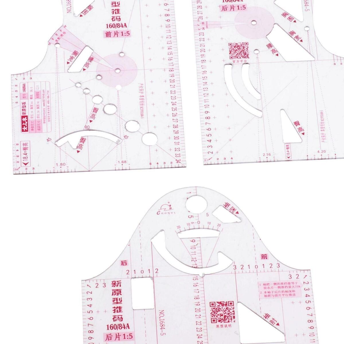 Tools Sewing Ruler Clothing Design Ruler Measuring Ruler Quilting Template Kit