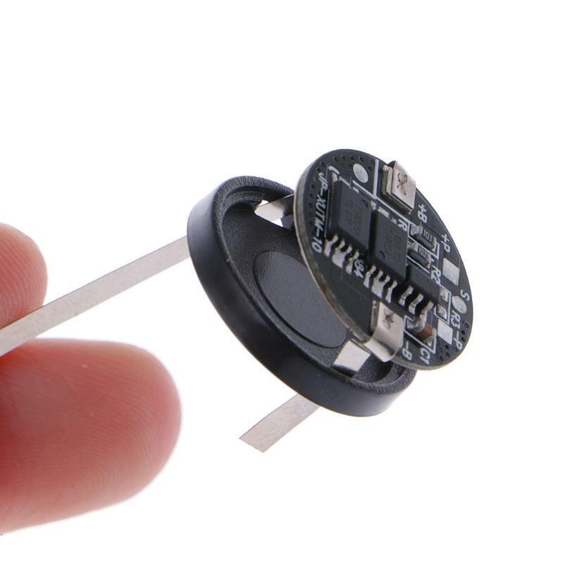5A Round PCB Protection Circuit Board For 18650 Li-ion lithium 3.7V Battery Cell