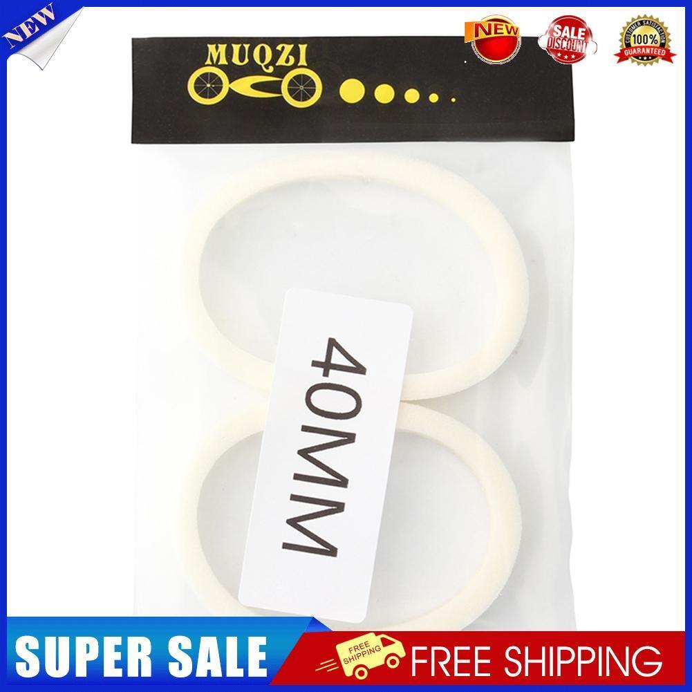 MUQZI 2pcs MTB Bicycle Sponge Ring Oil Sealed Foam Front Fork O-Ring (40mm)