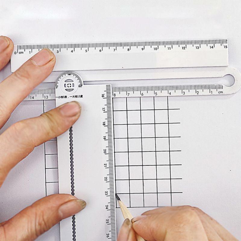 Compass Metal Multifunctional Drawing Circle Tool Ruler Painting Professional