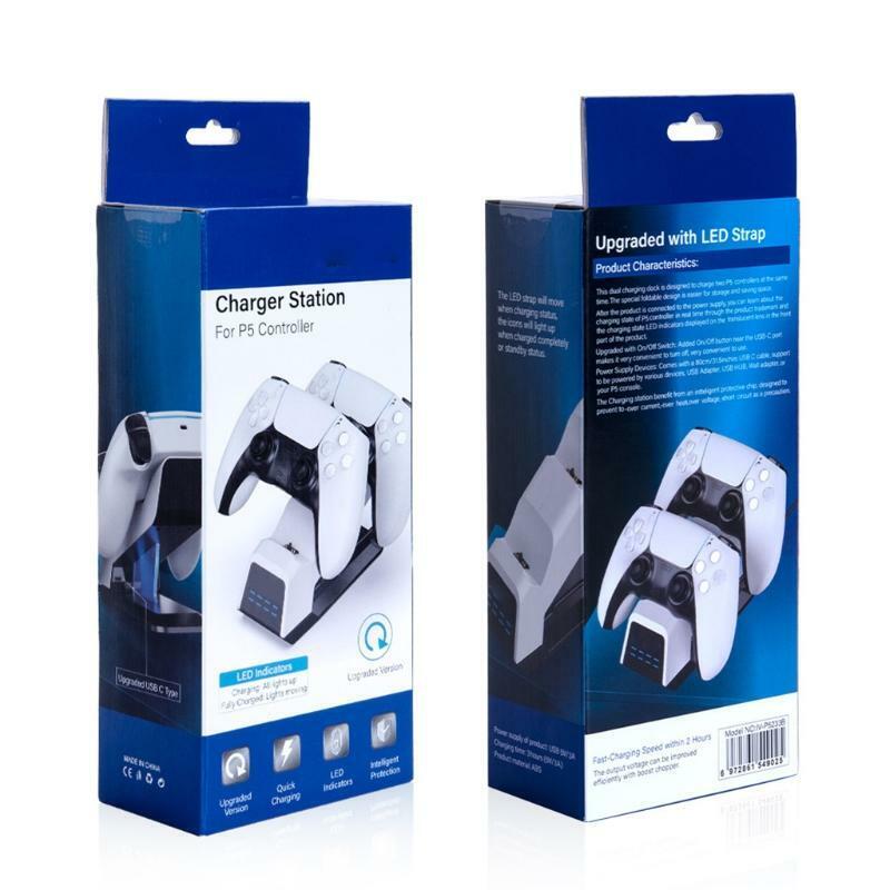 Charging Station for PS5Charging Dock for DualSense Controller Safety Protection