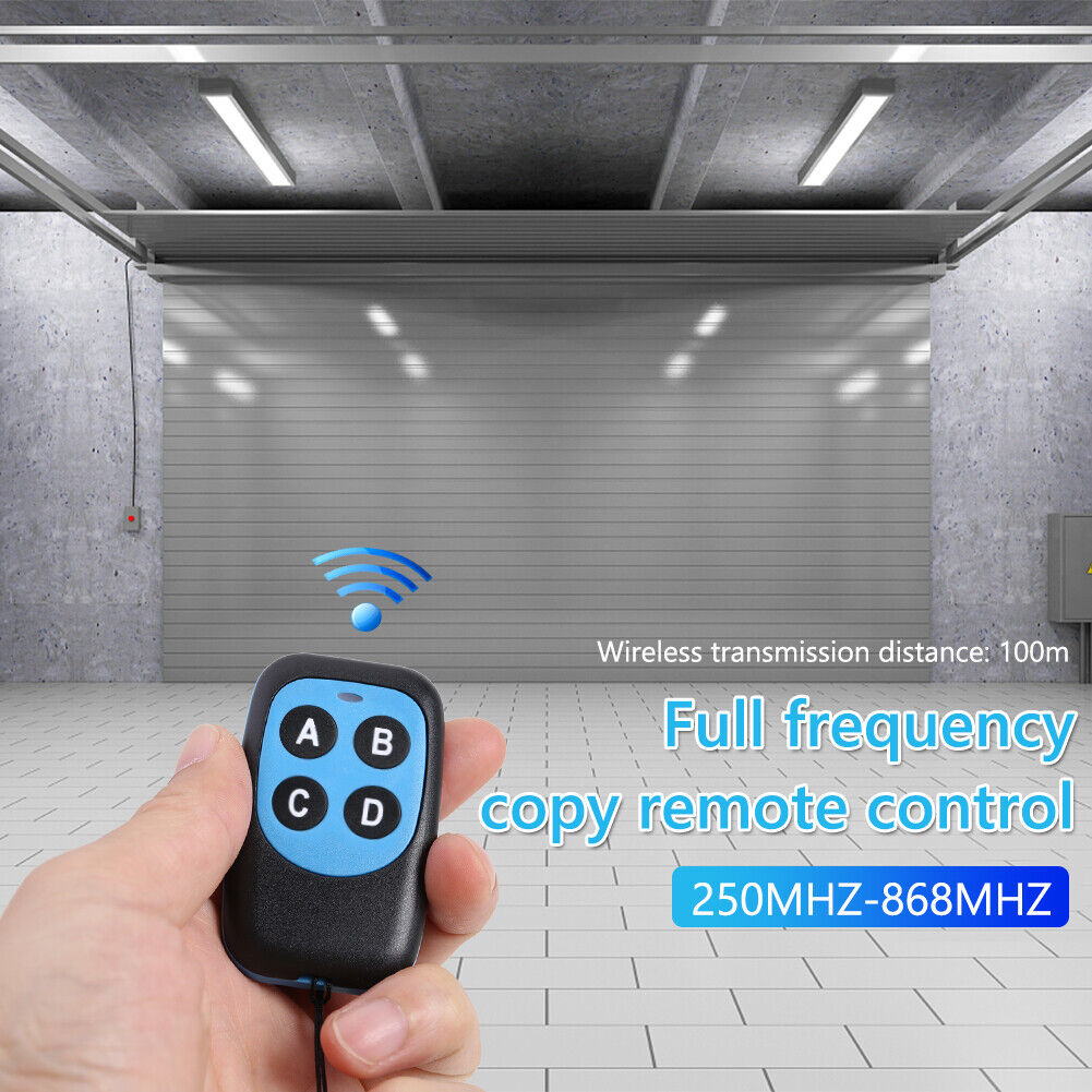 250MHz-868MHz Car Key Garage Door Gate Opener Remote Control Duplicator (B)