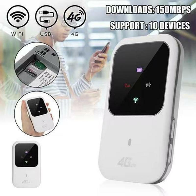 4G LTE Wireless SIM Routers WiFi Hotspot Travel Mobile Router Partner 2.4G 100Mb
