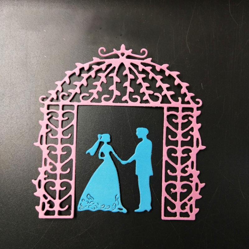 Wedding Metal Cutting Dies Stencil DIY Scrapbook Album Paper Card Template Mold