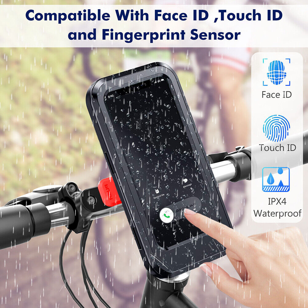 Bicycle Scooter Handlebar Phone Case Holder Wireless Charging Phone Bracket