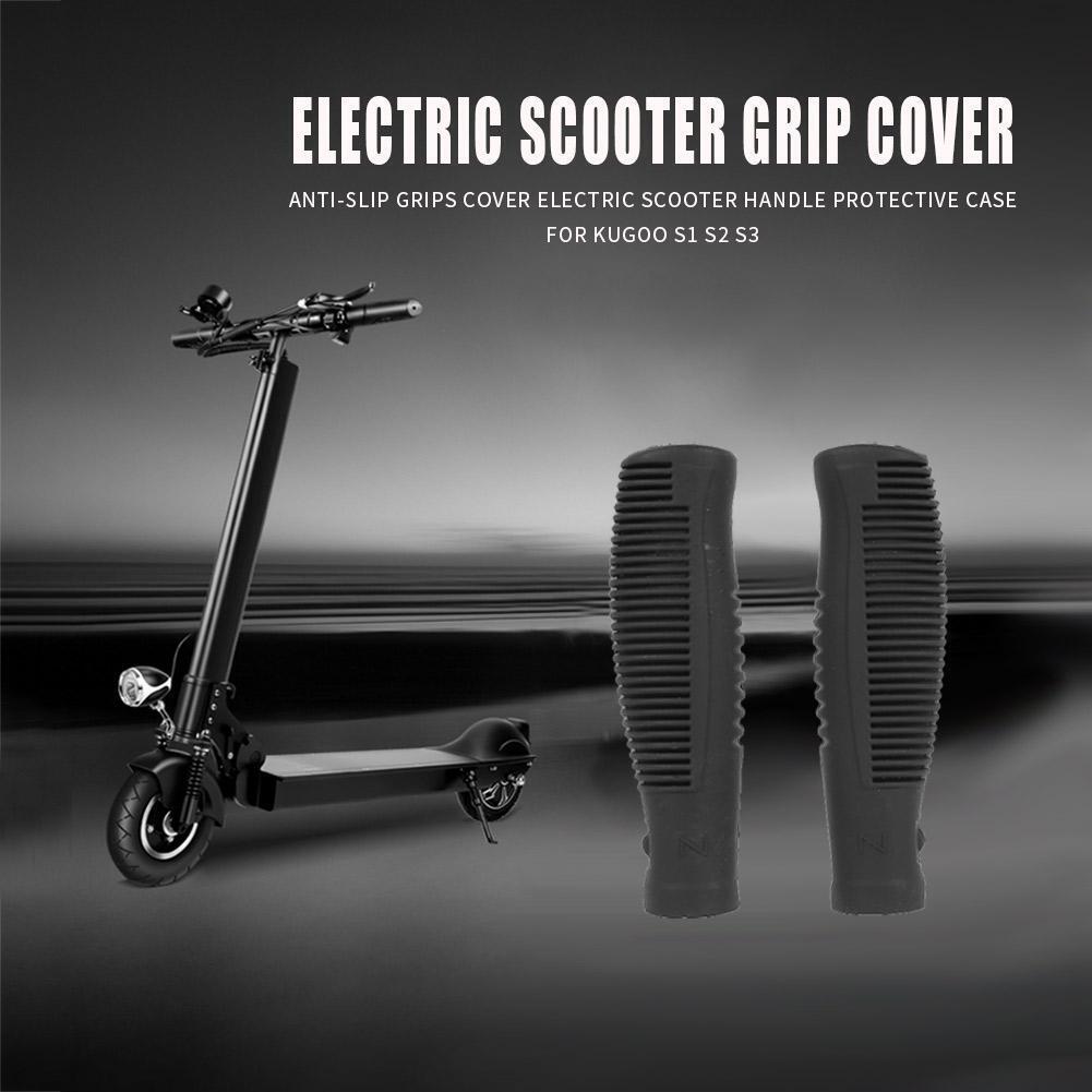 2pcs Electric Scooter Silicone Anti-slip Handle Cover for Kugoo S1 S2 S3