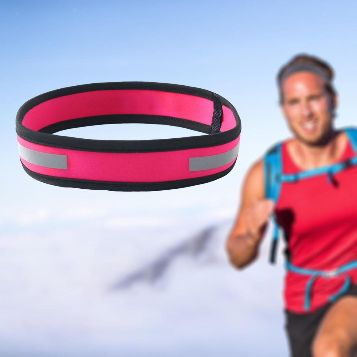 2Pack Reflective Sports Headband for Sports Softball Running Riding Workout