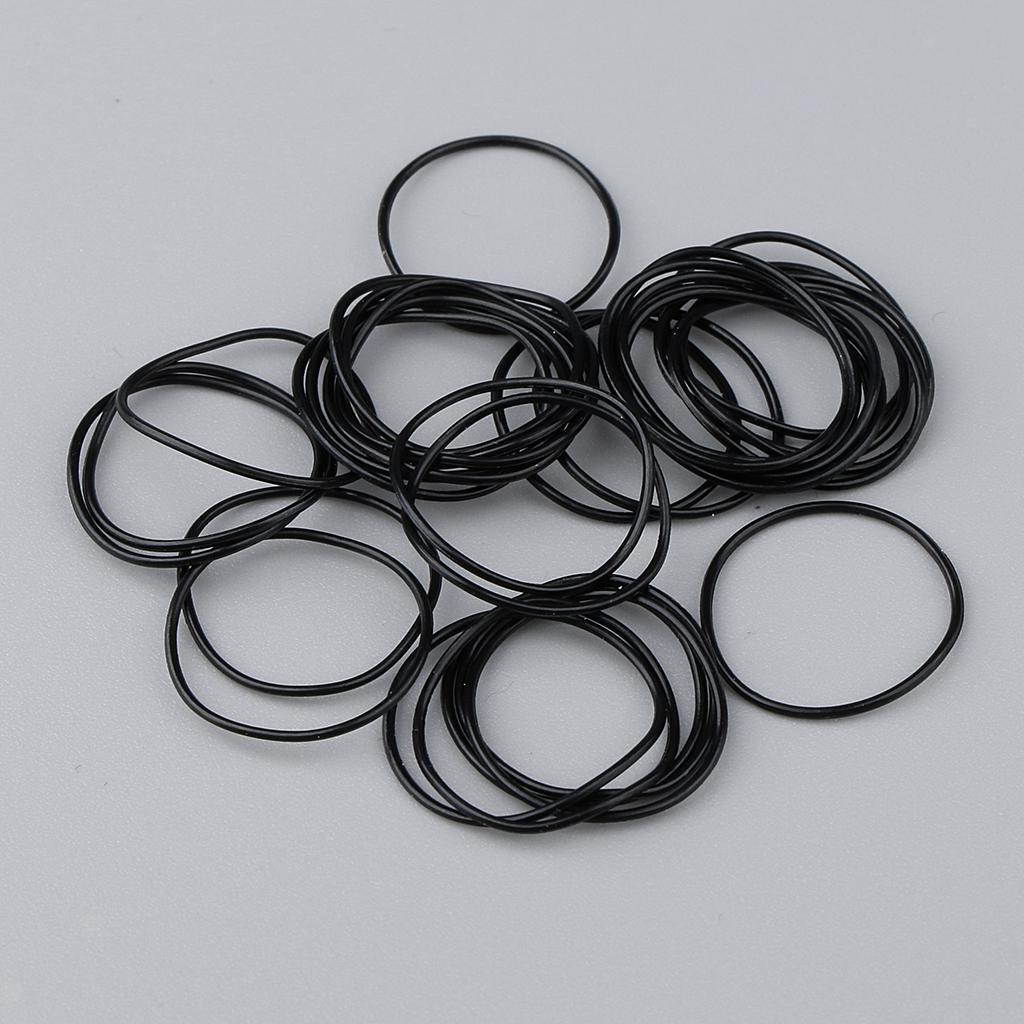 750Pcs Flat Rubber Gaskets Washers O Rings Seals for Watch Backs 16mm-30mm