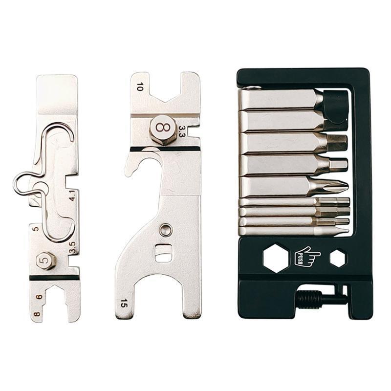 Multi-function Wrench Bicycle Repair Tool Kit Portable Bicycle Mechanic Fix Tool