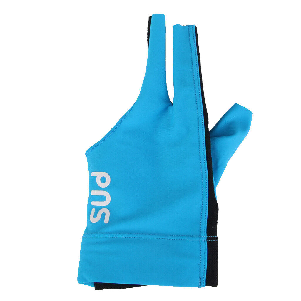 2Pcs Left Hand 3 Fingers Billiard Glove For Pool Cue Snooker Cue Accessories
