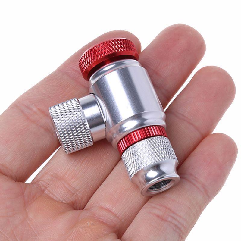 CO2 Pump Valve Bicycle Air Pump CO2 Inflator Adapter Bike Cycling Parts Repair