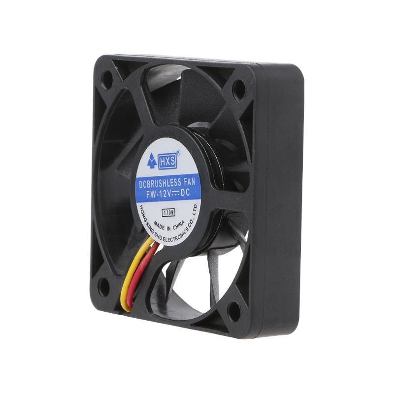 5010 DC 12V 3Pin Cooling Fan 50mm Silent CPU Fan DC Brushless with 22cm Cable