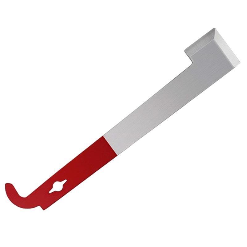 Stainless Steel J Shape Beekeeping Scraper Tool Curved Tail Bee Hive Hook