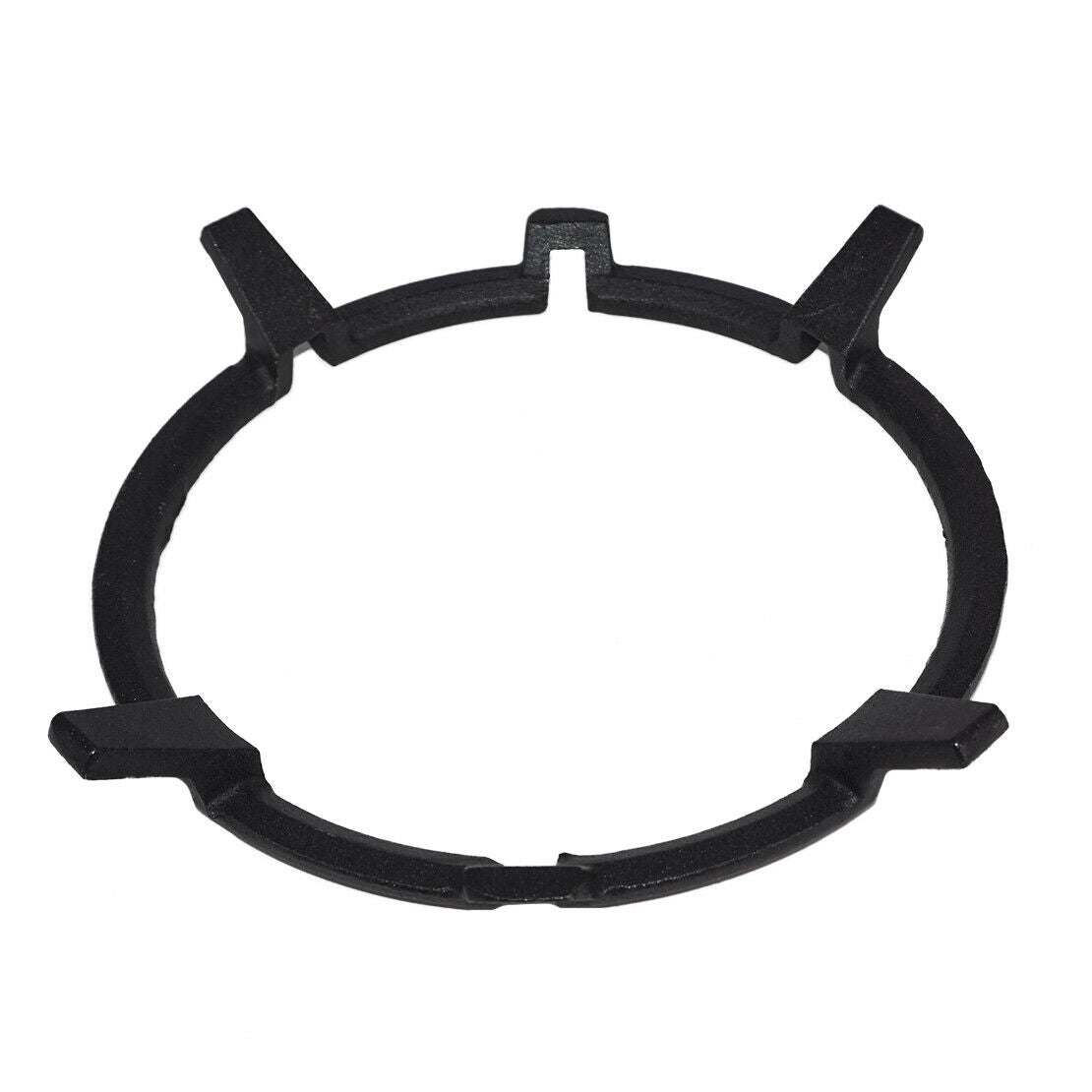 Universal Cast Iron Wok Pan Support Rack Stand For Burners Gas Cookers Black