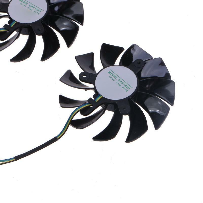 3PCS 87MM Graphics Card Cooling Fan GA91S2H 4Pin 12V Cooler for ZOTAC RTX3090