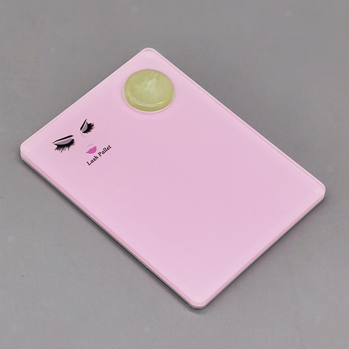Pink Acrylic  Stand Pallet Holder Display Pad Gasket Tool +