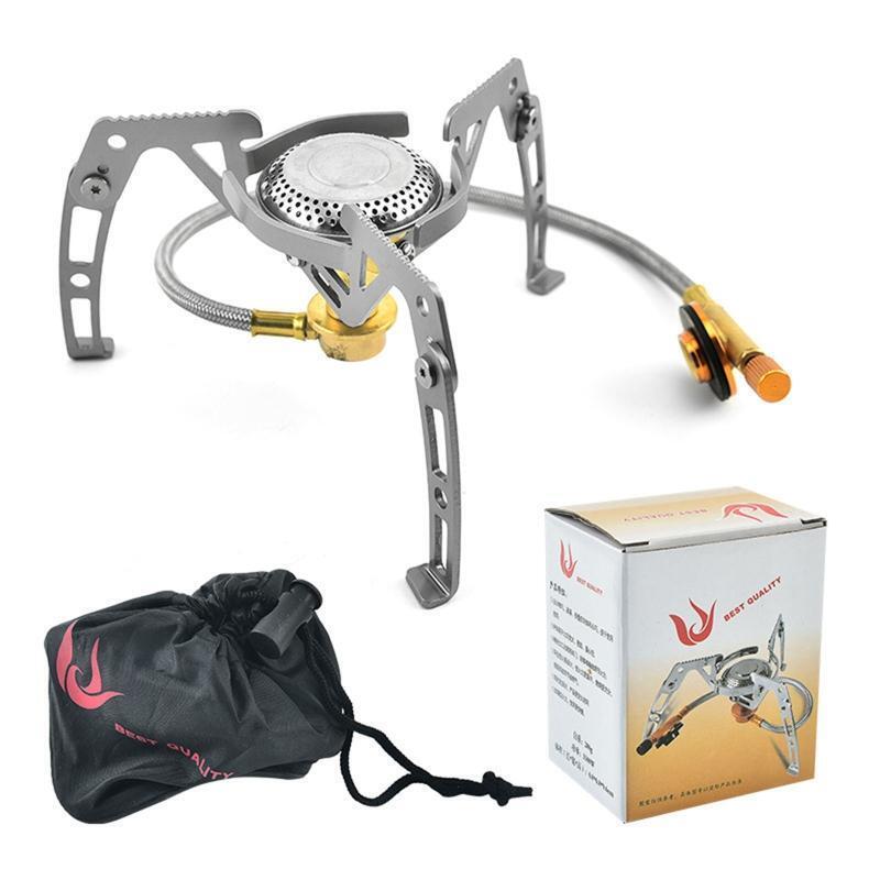 Gas Burner Portable Folding Ultralight Tourism Cooker Equipment Hiking Picnic