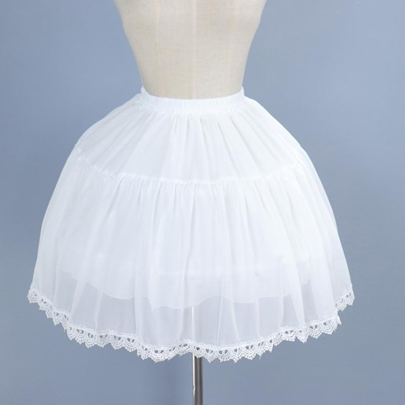 Hoop Skirt Petticoat Victorian Costume Underskirt Short Slips for Women Girls