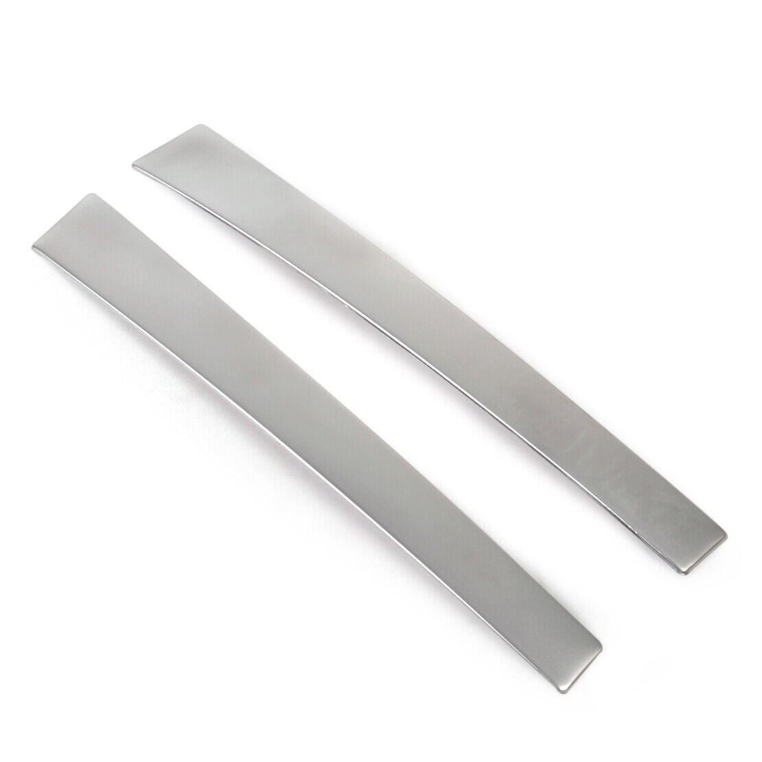 2pcs Chrome Cup Drink Holder Console Cover Frame Panel for Volvo XC60 S60 V60 Li