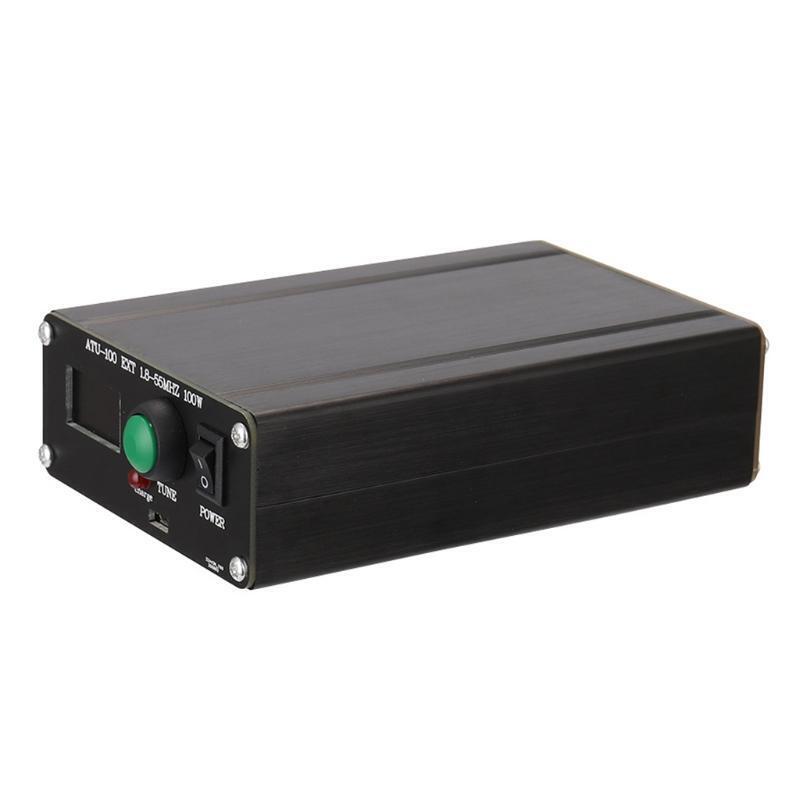 Mini Automatic Antenna Tuner 0.96 Inch ATU-100 1.8-55Mhz With Shell Finished