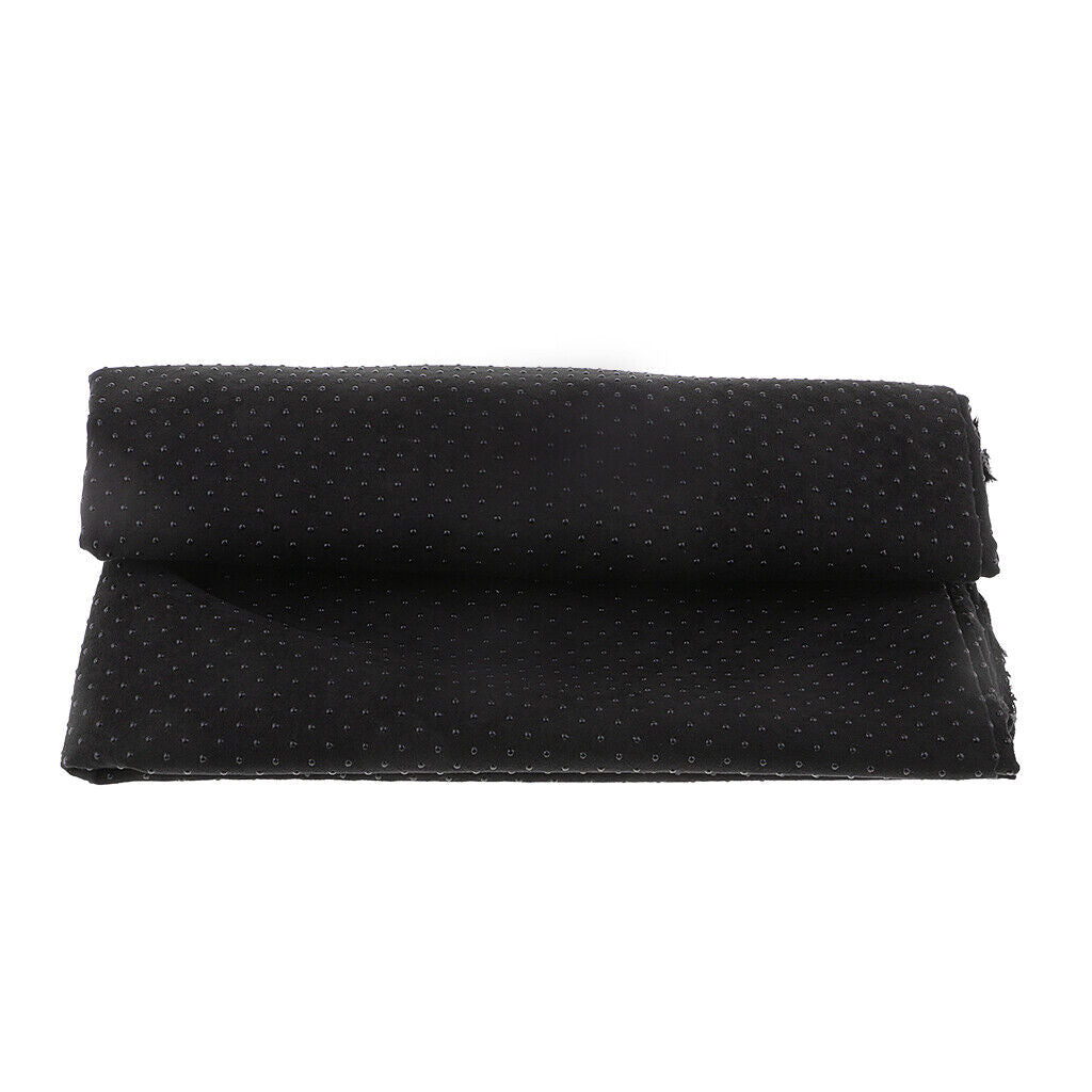 1Yard Anti-skid Design Non Skid Rubber Treated Fabric for Sewing Black