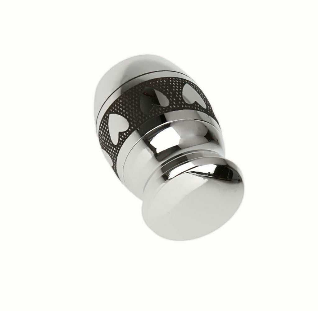 6 Pieces Stainless Steel Cremation Urn Necklace Pet Ash Container Holder