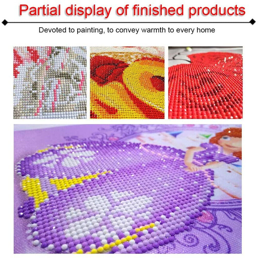 Art Number Kits with Accessories Full Drill Cross Stitch Embroidery Craft