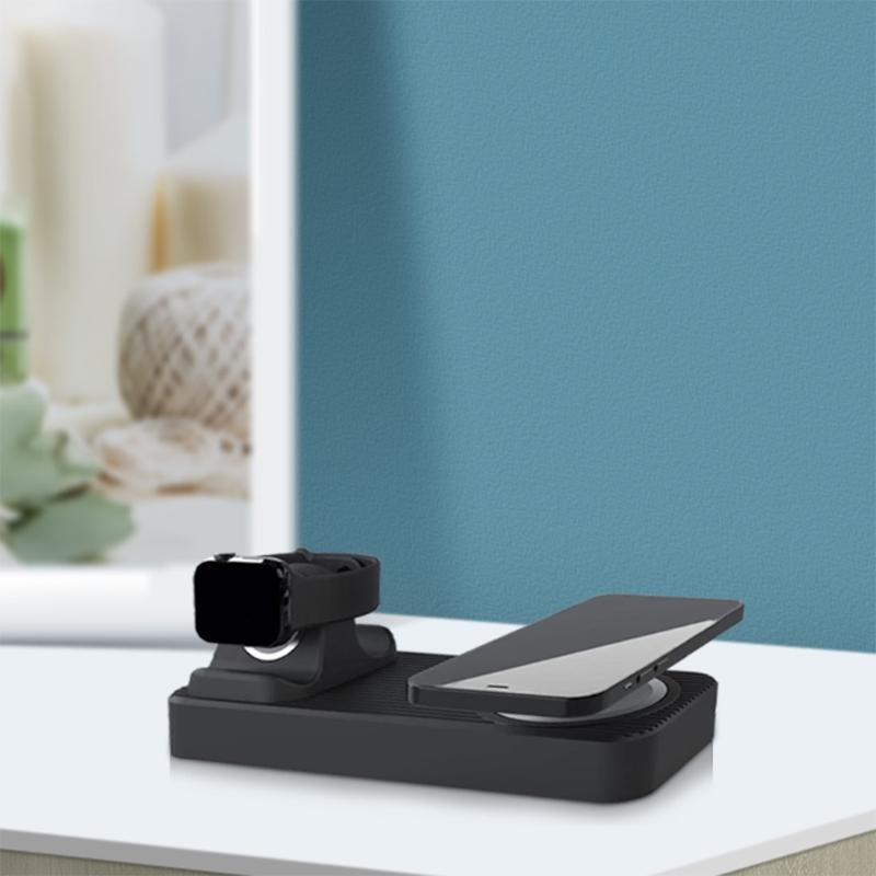 Charging Stand Compatible with PHONE Watch A-irpods 3 in 1 Charging Station