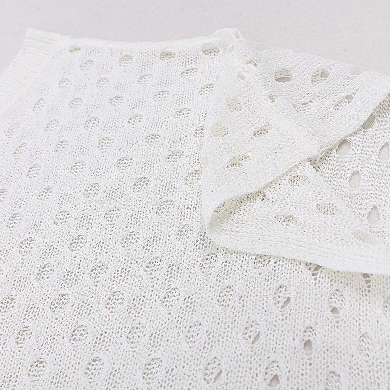 Loose Knitting Cover Ups Swimwear Hollow Out Dress Beachwear Cover Ups for Women