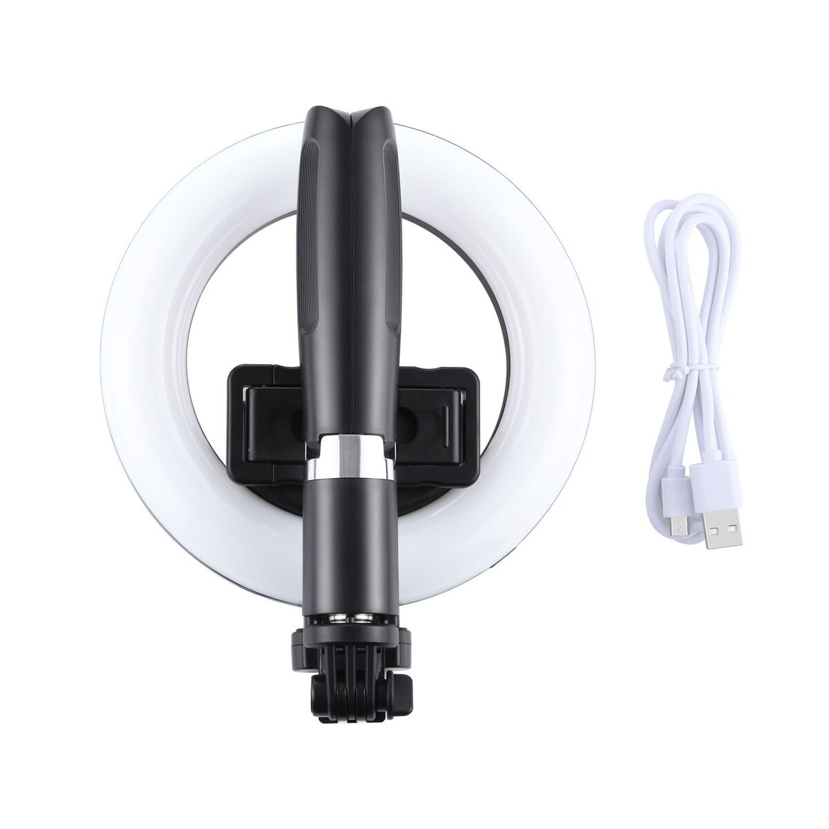 Bluetooth Video Selfie Stick LED Ring Light Filling Lamp For Tiktok Youtube