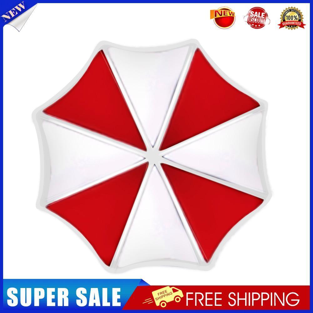 Creative Red White Hit Color Brooch Badge Umbrella Pins Jacket Jewelry Gift