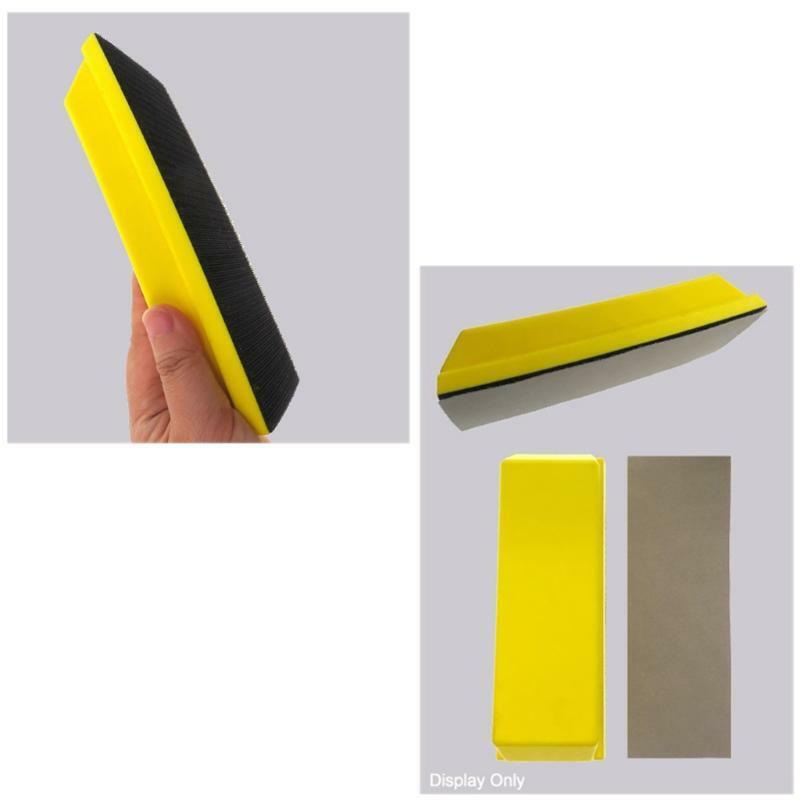 2x/Set PU Foam Hand Sanding Block Suitable for Wood Polishing Household Cleaning