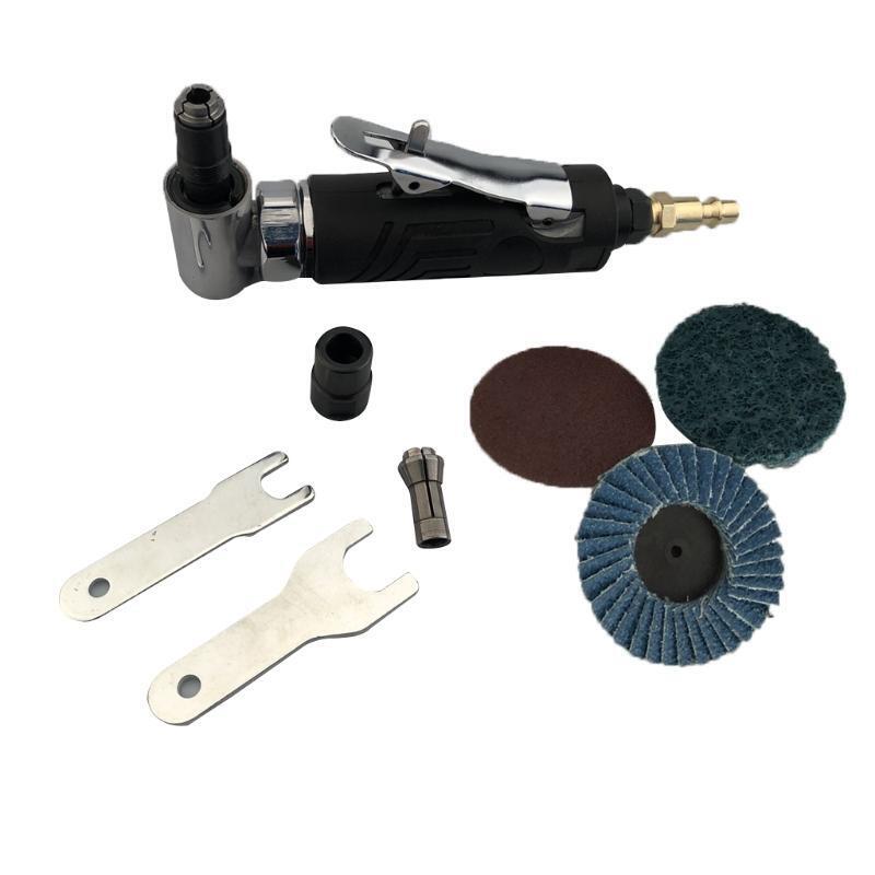 Pneumatic Polishing Carving Tool Kit Protective Cover Set Chuck 1/4 Wind Grinder