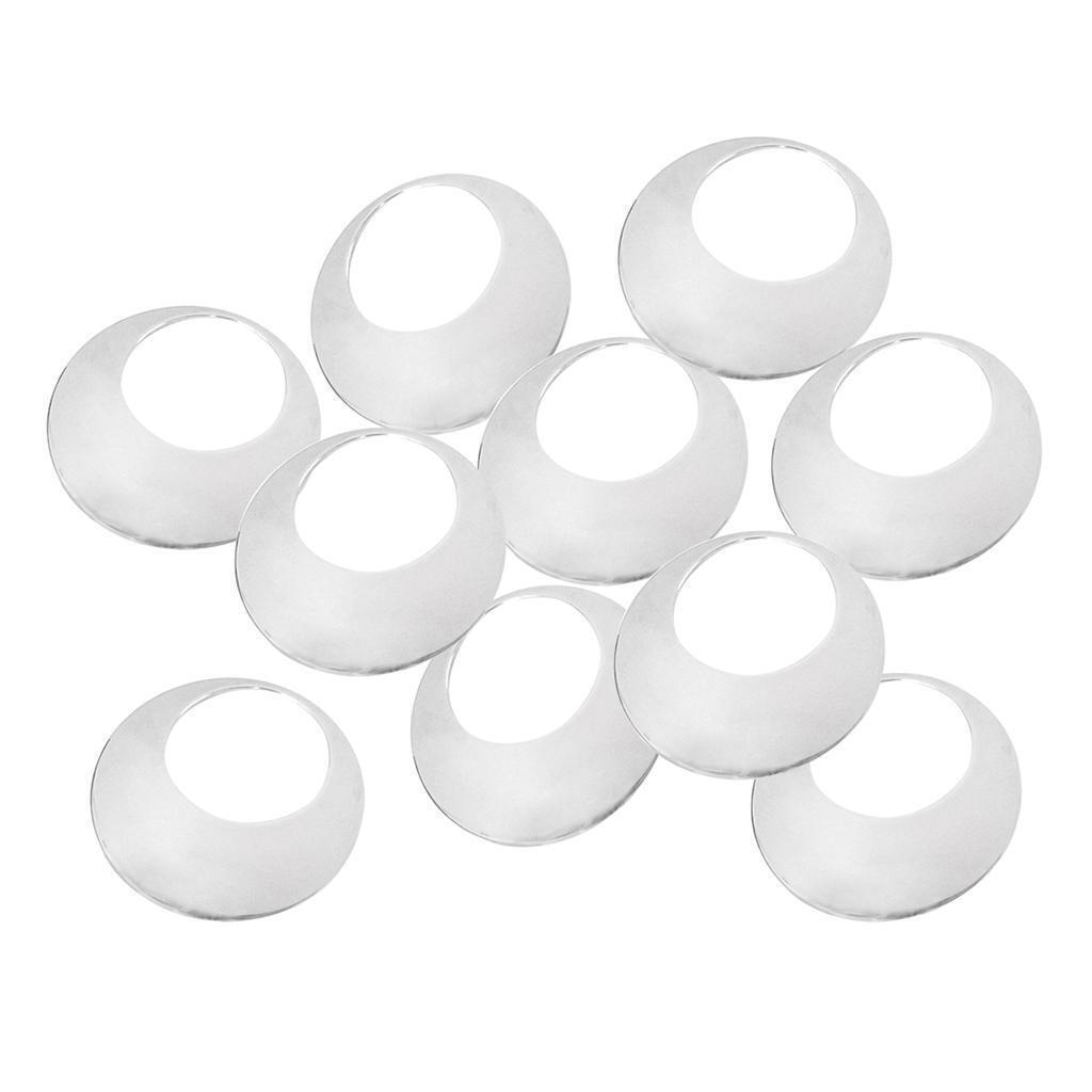 10 Pieces Stainless Steel Connector Charms for Jewelry Making DIY Necklace