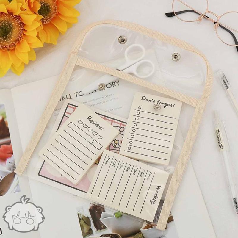 Creative Clear Pencil Bag Pencil Pouch Travel Organizer Bag Makeup Holder Bags