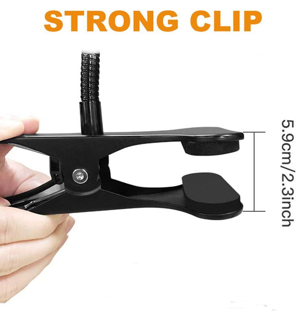 Makeup Desktop Light Stand Adjustable Brightness Live Stream Selfie Ring Light